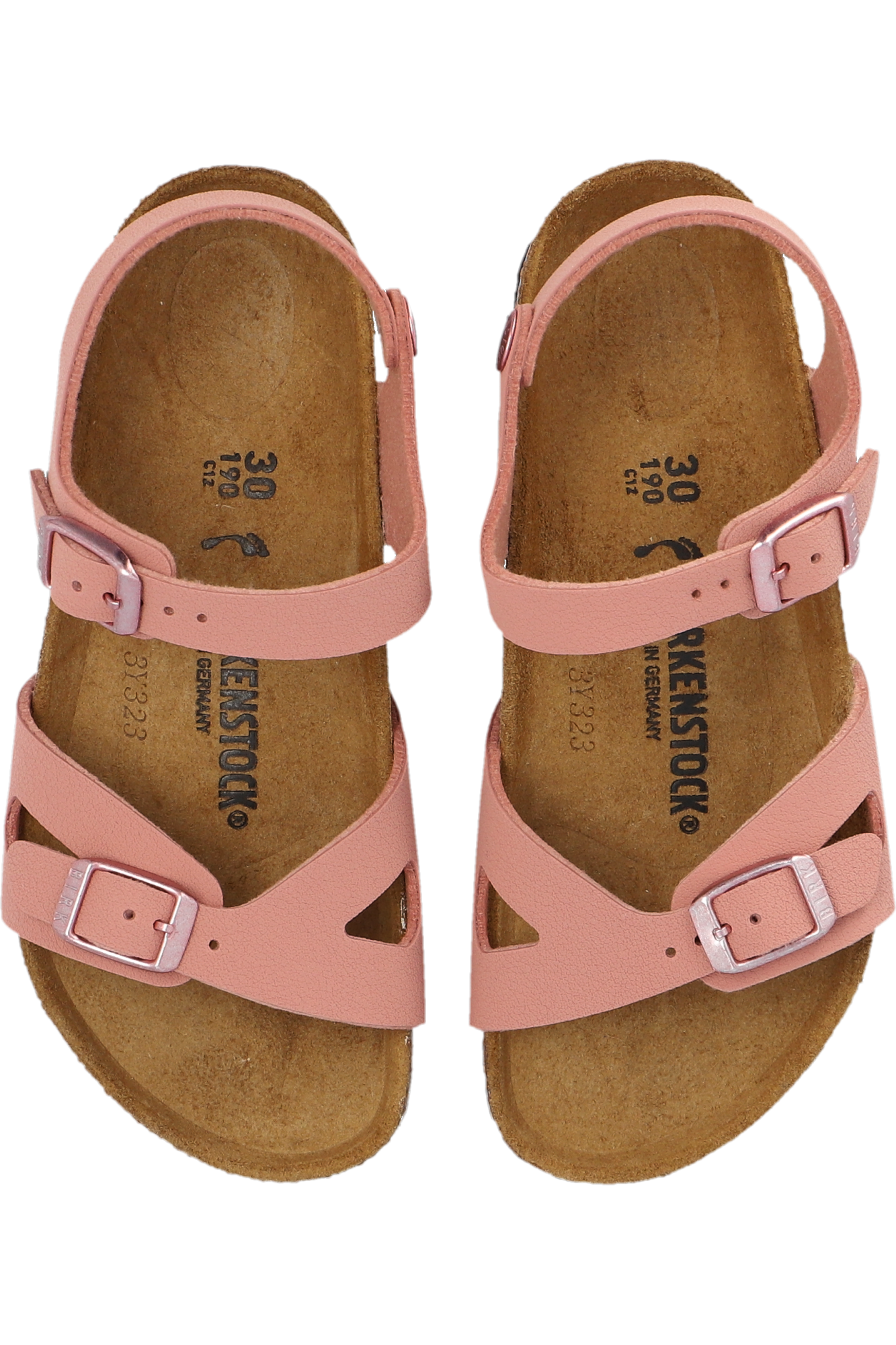 Pastel pink birkenstocks sale